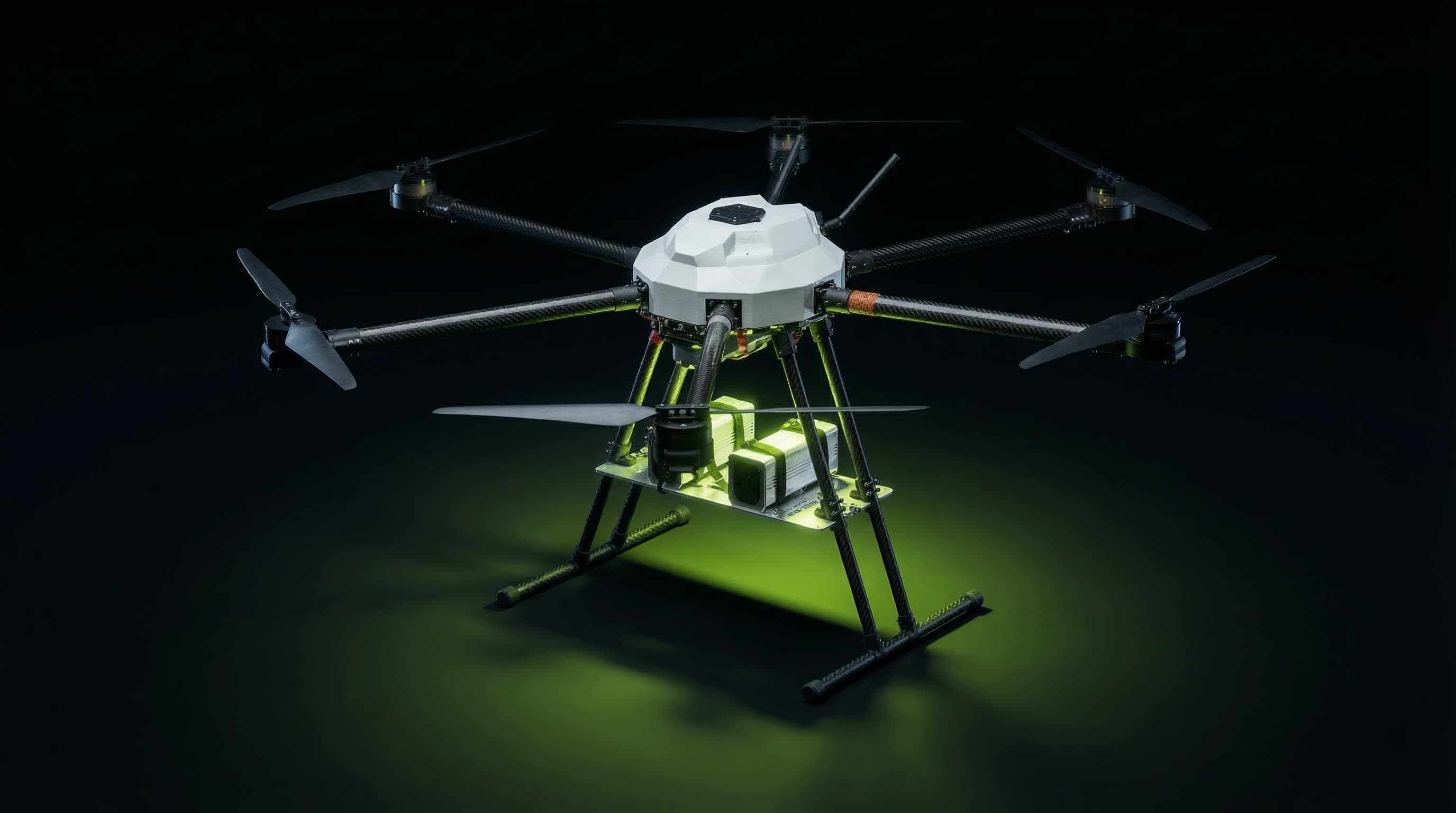 Atlas VAS-01 three-quarter view with payload